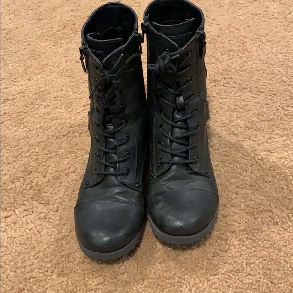 G By Guess Combat Boots